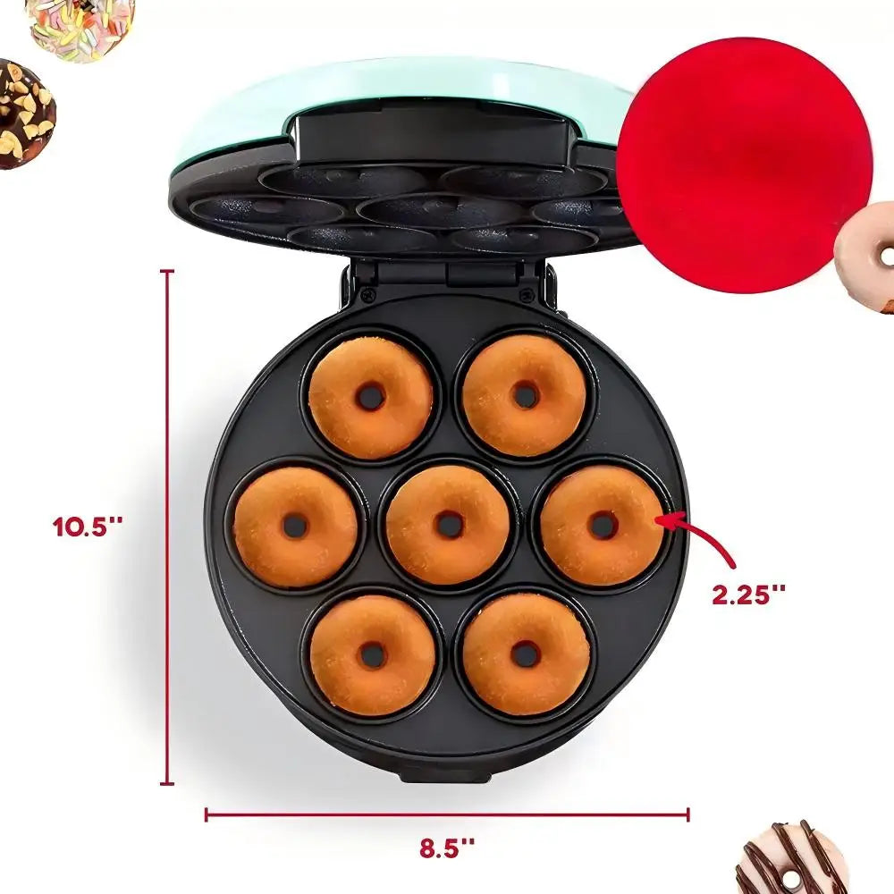 7-hole Donut Machine, Cake Breakfast Machine, European Standard 220V, American Standard 110V Mini Baking Machine